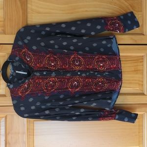 Free people button down shirt